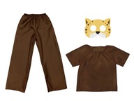 TIGER KOSTUM GEPTHEAD PANTS MASKA 98-110 3 kusy TIGER KOSTUM GEPTHEAD PANTS MASKA 98-110 3 kusy