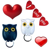 Magnetické kľúče sova Valentínsky darček| Vešiak Magnetické kľúče sova Valentínsky darček| Vešiak