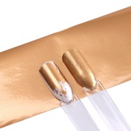 Matt gold G nail art transfer fólie Matt gold G nail art transfer fólie