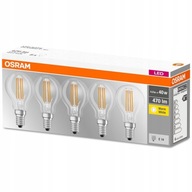 SET 5x E14 LED žiarovka 4W 2700K OSRAM FILAMENT SET 5x E14 LED žiarovka 4W 2700K OSRAM FILAMENT