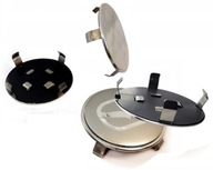 Konvexné stredové krytky na zliatinové ráfiky pre Mazdu 64mm, strieborné Konvexné stredové krytky na zliatinové ráfiky pre Mazdu 64mm, strieborné