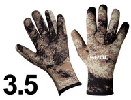 SEAC CAMO 3,5 neoprénové plavecké rukavice XL b