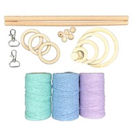 Macrama Kit Cotton String 180M Accessories Macrama Kit Cotton String 180M Accessories