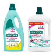 SANYTOL SET CITRÓN TEKUTINY 1L + TEKUTINY NA PRANIE 1L SANYTOL SET CITRÓN TEKUTINY 1L + TEKUTINY NA PRANIE 1L