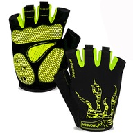 Pánske cyklistické rukavice 050-Yellow Style Size S Pánske cyklistické rukavice 050-Yellow Style Size S