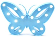 Svietidlo, svietiaci motýľ Butterfly Deco 14x LED