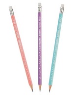 HB ceruzka s gumou Triangular Pastel Maped Pastel