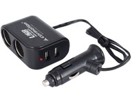 Rozbočovač cigaretového zapaľovača, nabíjačka 2xUSB 3,1A Rozbočovač cigaretového zapaľovača, nabíjačka 2xUSB 3,1A