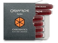 Caran d'Ache Electric Orange kartuše 6 ks. Caran d'Ache Electric Orange kartuše 6 ks.