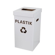 kôš na triedenie odpadu z lepenky PLASTIK 54L kôš na triedenie odpadu z lepenky PLASTIK 54L
