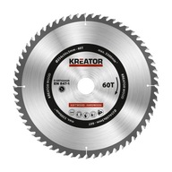 Widia pílový kotúč na drevo 254x30x3,0 mm 60 zubov Kreator