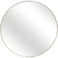 Závesné okrúhle zlaté zrkadlo Ø 50 cm