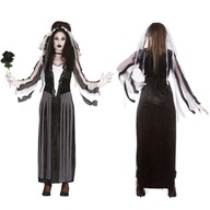 GHOST NEVESTA KOSTÝM NEVESTA S ČELENKOU HALLOWEENSKÉ ŠATY L GHOST NEVESTA KOSTÝM NEVESTA S ČELENKOU HALLOWEENSKÉ ŠATY L