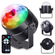 PROJEKTOROVÁ LAMPA DISCO GUĽA RGB