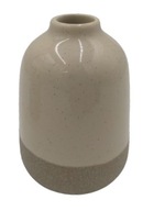 Krémová keramická váza 9 cm