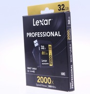 SD 32GB Lexar 2000X PROF. SDHC UHS-II + čítačka