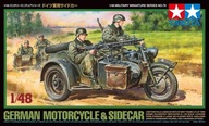 1/48 nemecký motocykel/sajdkár Tamiya 32578