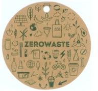 Eco ZERO WASTE kraft prívesky 50 ks