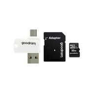32GB micro SD pamäťová karta s adaptérom UHS I CLASS 10 100MB/s + čítačka
