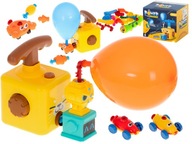 Odpaľovač balónov, balónové auto, aerodynamická mačka, sada 20 prvkov