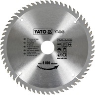 WIDIOWA KOTÚČ NA REZANIE DREVA 210x30mm 60T YATO