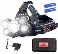 VÝKONNÁ 5 LED T6 CREE ČELOVKA NA BATÉRIU SVETLOMET VÝKONNÁ 5 LED T6 CREE ČELOVKA NA BATÉRIU SVETLOMET