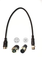 Adaptér redukcie fotoaparátu pre Claas Fliegl 5-PIN samec/4-PIN Adaptér redukcie fotoaparátu pre Claas Fliegl 5-PIN samec/4-PIN