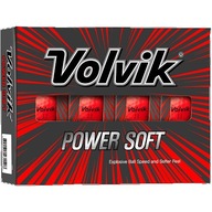 Golfové loptičky Volvik Power Soft červené