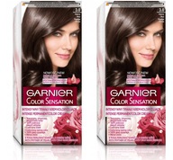 GARNIER SET Sensation paint 3.0 Dark Brown x2 GARNIER SET Sensation paint 3.0 Dark Brown x2