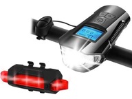 SÚPRAVA LAMPY NA BICYKEL LAMPA COUNTER HORN USB SÚPRAVA LAMPY NA BICYKEL LAMPA COUNTER HORN USB