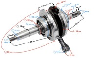 Kľukový hriadeľ PRE MOBIL 50CC 4T