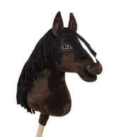 Hobby Horse Large Premium paličkový kôň - tmavý hnedák A3 Hobby Horse Large Premium paličkový kôň - tmavý hnedák A3