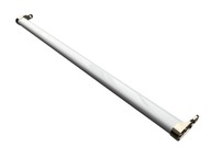 Šatníková tyč, oválna tyč na šaty, biela 80