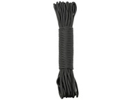 Paracord 4 mm 15,24 metra, čierny Paracord 4 mm 15,24 metra, čierny