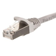 RJ45 patch kábel, Netrack tvarovaný plášť, kat. 6 FTP/STP, 5m sivý RJ45 patch kábel, Netrack tvarovaný plášť, kat. 6 FTP/STP, 5m sivý