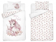 Obliečky UNICORN Obliečky jednorožec MAYA MOO 100x135 cm RUŽOVÁ (500 Obliečky UNICORN Obliečky jednorožec MAYA MOO 100x135 cm RUŽOVÁ (500