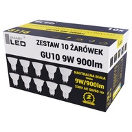 10x GU10 LED ŽIAROVKA 10W Neutral White - 4500K 10x GU10 LED ŽIAROVKA 10W Neutral White - 4500K