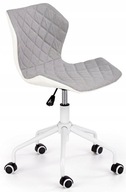 Písacia stolička k písaciemu stolu Matrix 3 sivá / biela Halmar