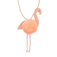 Meri Meri: Náhrdelník s brmbolcom Flamingo Meri Meri: Náhrdelník s brmbolcom Flamingo