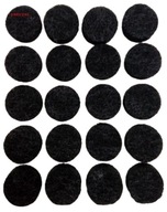 Plstené podložky na nábytok, stoličky, taburetky, 200 ks, čierne kolieska, HRUBÉ 5 mm Plstené podložky na nábytok, stoličky, taburetky, 200 ks, čierne kolieska, HRUBÉ 5 mm