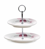 Tanier na torty, ovocie, porcelánová polica, dvojposchodová Tanier na torty, ovocie, porcelánová polica, dvojposchodová