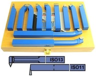 Sústružnícke nože 16x16mm + nôž 13R a 11R sada 13 ks