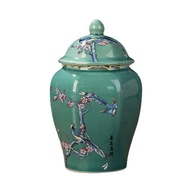 Darčeková váza Čínska chinoiserie keramická zázvorová nádoba