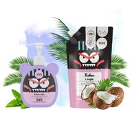 YOPE Detské mydlo Kokos a mäta + Náplň 2x400ml YOPE Detské mydlo Kokos a mäta + Náplň 2x400ml