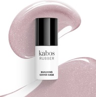Gumová základňa stavebná guma Kryt na stavbu LESKLÁ DUSTY BLUSH 8ml KABOS Gumová základňa stavebná guma Kryt na stavbu LESKLÁ DUSTY BLUSH 8ml KABOS