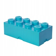 Zásobník kociek 8 LEGO 50 cm Azúrový