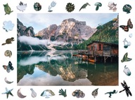 Prémiové 3D drevené puzzle pre dospelých Chata na horách A3 Krajina veľká Prémiové 3D drevené puzzle pre dospelých Chata na horách A3 Krajina veľká