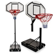 Nastaviteľný kôš + basketbalový stojan 210-260 cm