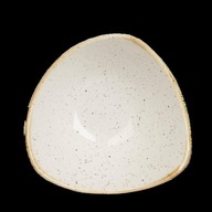 Stonecast Barley biela trojuholníková misa 235 mm
