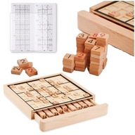 DARČEKOVÝ SET SUDOKU DREVENÁ HRA 99 OBKLADOV DARČEKOVÝ SET SUDOKU DREVENÁ HRA 99 OBKLADOV